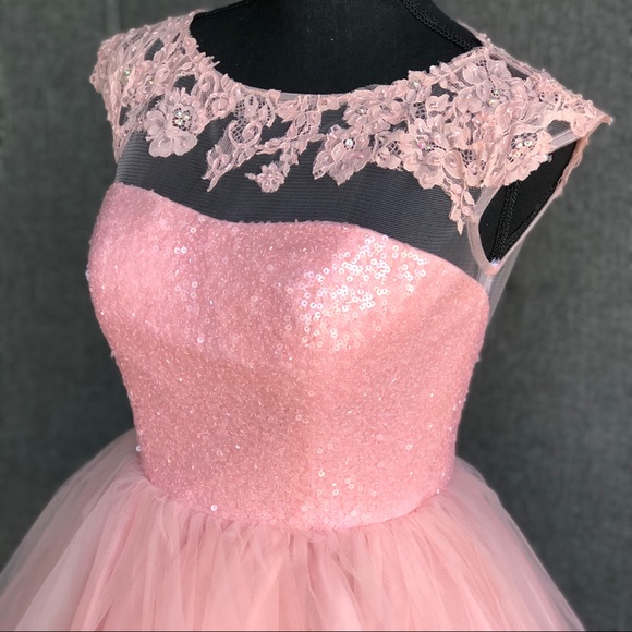 NWT Sherri Hill Prom Dress - Blush - Picture 4 of 8